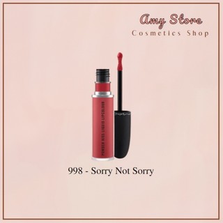 Son kem MAC Sorry Not Sorry 998