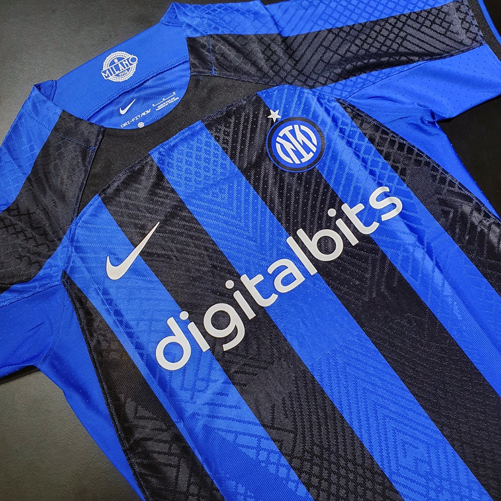 ÁO BÓNG ĐÁ INTER SỌC SÂN NHÀ 22/23 – HÀNG THÁI LAN – BẢN PLAYER S.F – CHUẨN ÁO ĐẤU CẦU THỦ