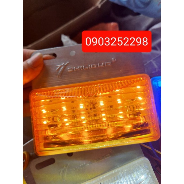 Đèn led sườn , đèn hông xe tải chống nước loại lớn 12v 24v 4009 hàng SD
