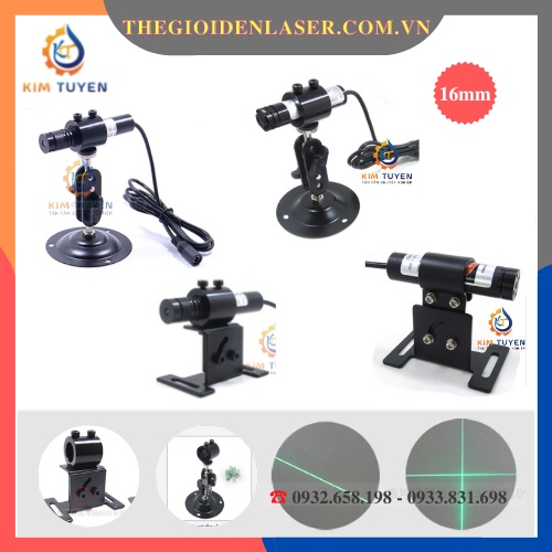 Đèn laser tia thẳng hoặc chữ thập cho ngành may mặc cắt vải, chế biễn gỗ, xây dựng ốp lát, ánh sáng Xanh dài hơn 8 mét