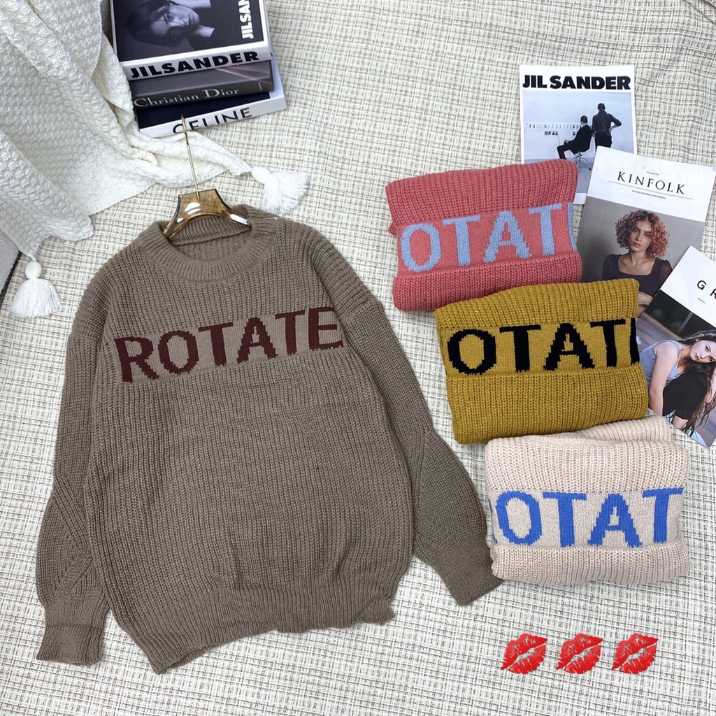 Áo len rotate xinh hàng QC