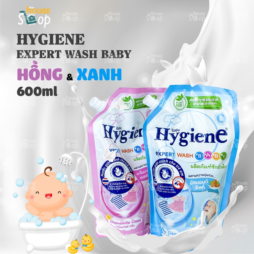 Nước giặt Hygiene Expert Wash Baby Hồng & Xanh - 600ml