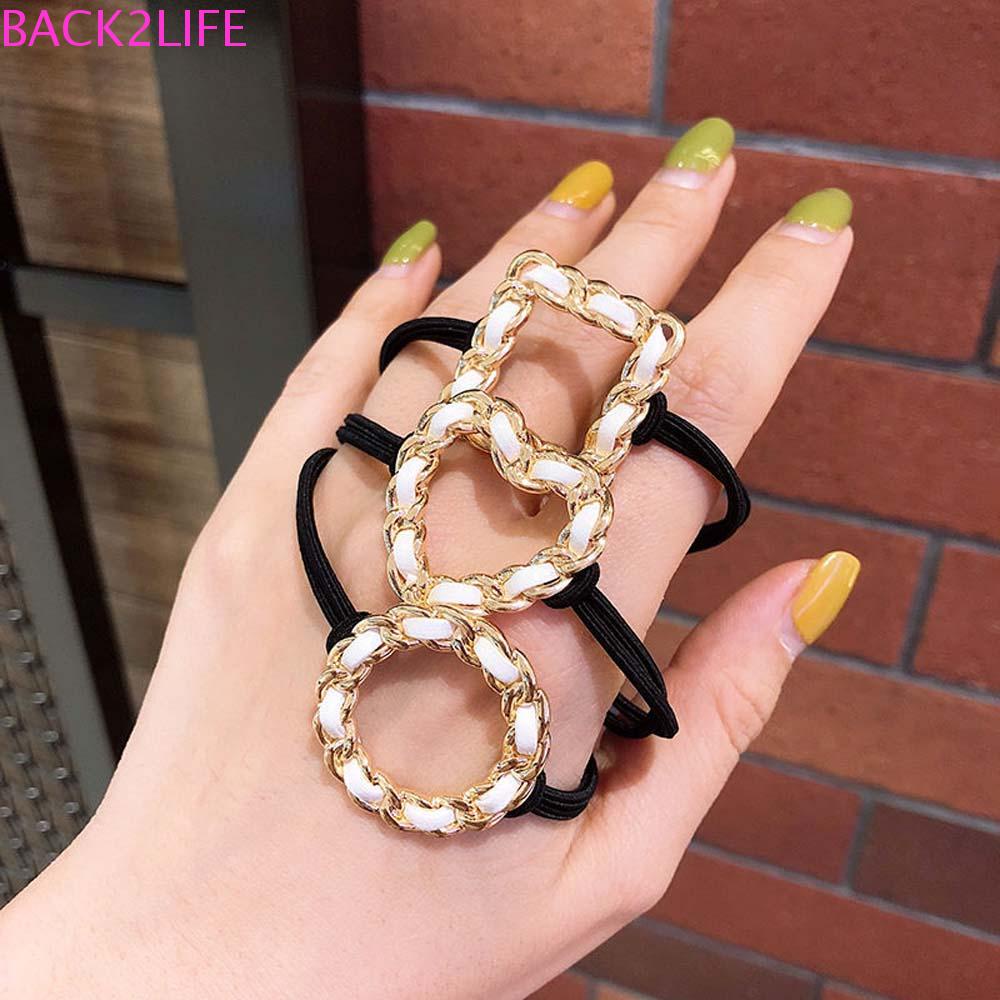 Dây Buộc Tóc Hình Trái Tim Đơn Giản Phong Cách Hàn Quốc Cho Nữ BACK2LIFE