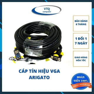 Dây cáp tín hiệu VGA 3+6 10m, 15m 20m ARIGATOO hàng chính hãng.Bảo hành 6 tháng.shopphukienvtq