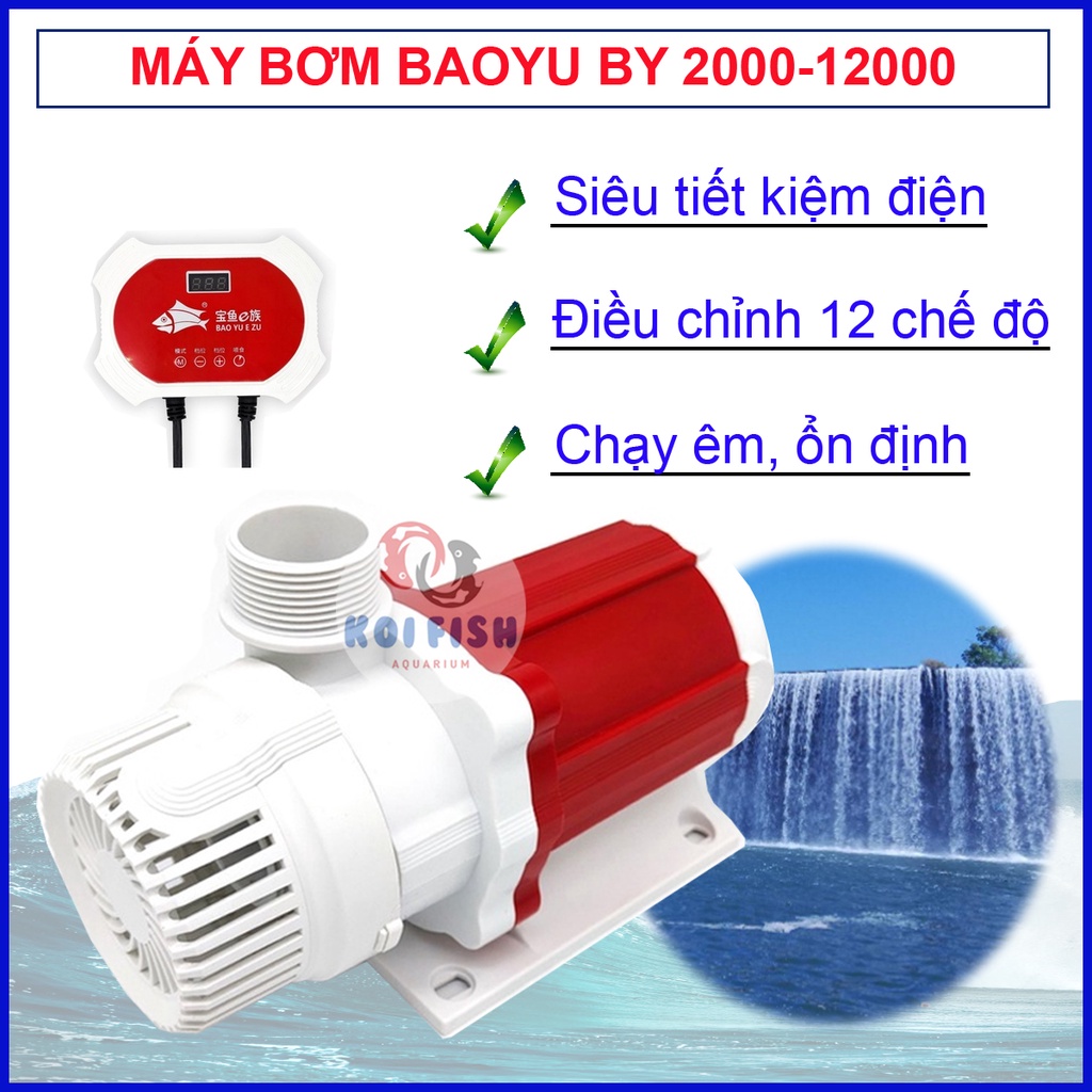 Máy bơm nước hồ cá Koi Baoyu BY 2000-12000