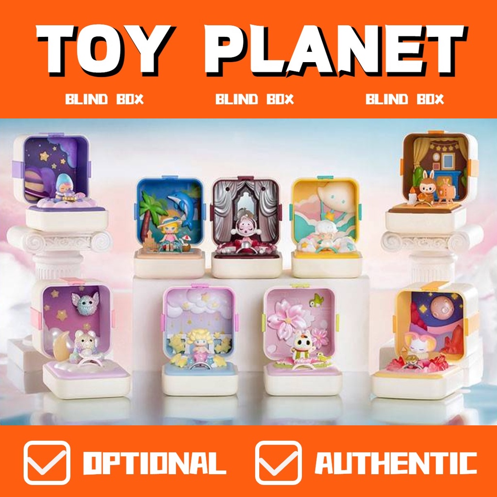 Hộp Nhẫn POPMART Lãng Mạn Hộp Sọ Phòng Thí Nghiệm DIMOO MOLLY PUCKY