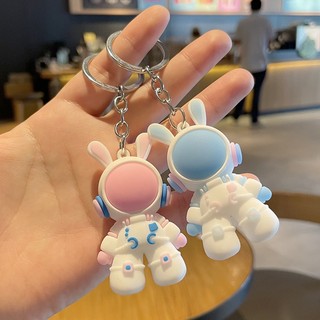 Móc khóa thỏ kiểu dáng phi hành gia cute HSU