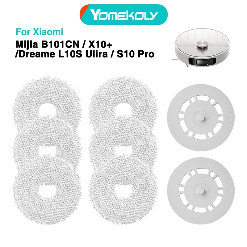Giẻ Lau Có Thể Giặt Lại Cho Dreame L10S Ultra / S10 / S10 Pro / Xiaomi X10 + / Mijia B101CN