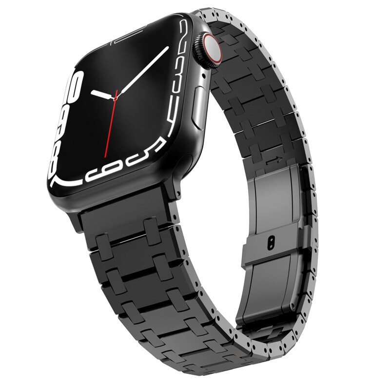Dây đeo đồng hồ thông minh Jansin bằng thép không gỉ thích hợp cho Apple Watch ultra 8 7 6 49mm 45mm 44mm