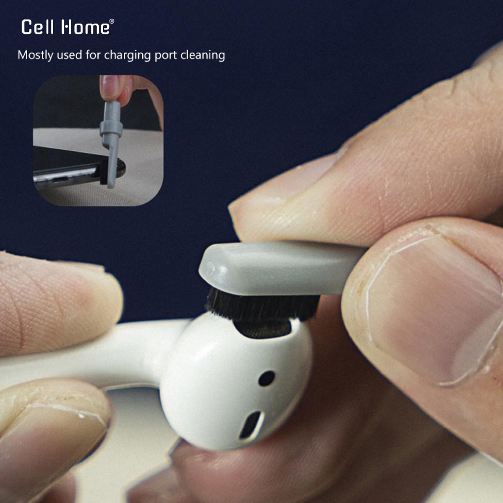 Bộ dụng cụ vệ sinh laptop tai nghe bàn phím cơ màn hình máy tính 6 món trong 1 đa năng