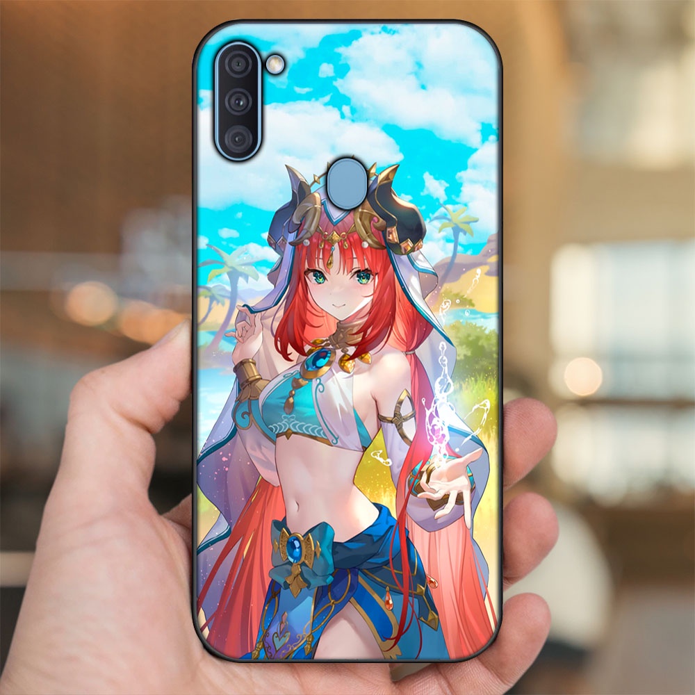 Ốp lưng Samsung A11, M11 viền đen in hình Nilou Genshin Impact