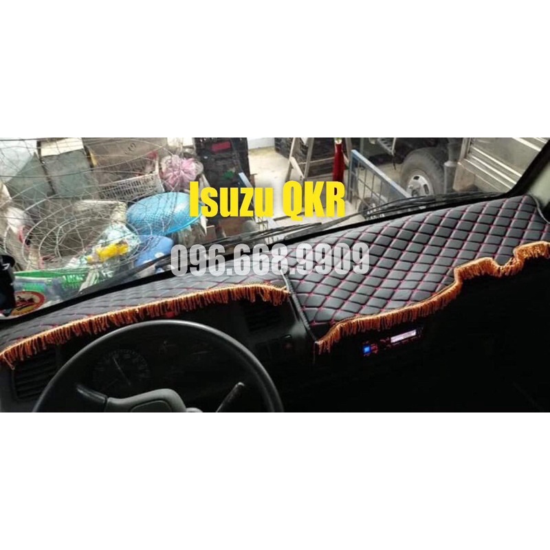 Thảm taplo xe tải 5d màu đen đỏ - inbox loại xe để đặt hàng