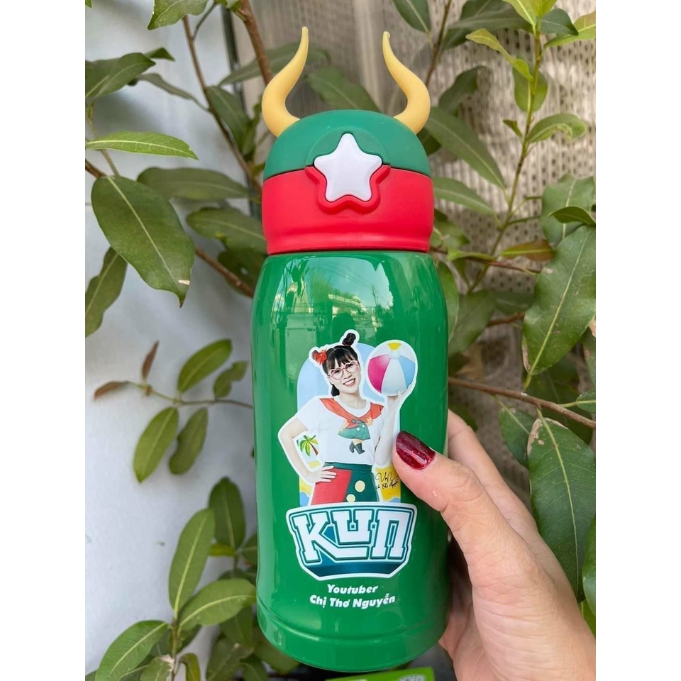 Bình nước giữ nhiệt Kun 500ml - Hàng khuyến mãi chính hãng từ sữa Kun - Ngocken88