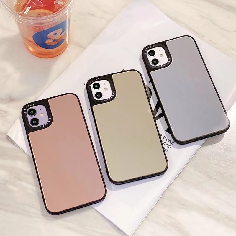Ốp Điện Thoại Mặt Gương Cho iPhone14 / 13 / 12 / 11 / Pro / Max