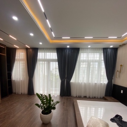 Rèm Cửa Chính Loại 1 Kích Thước Lớn Cao 3m1, Chất Liệu Vải Gấm Cao Cấp, Chống Nắng Tốt TMFABRIC