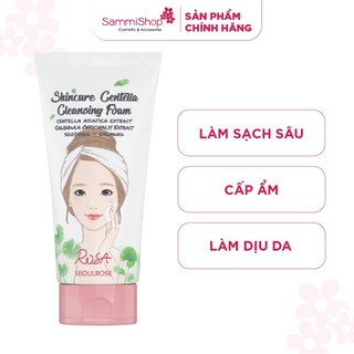 Sữa rửa mặt Seoulrose Skincure Centelle Cleansing Foam 120ml