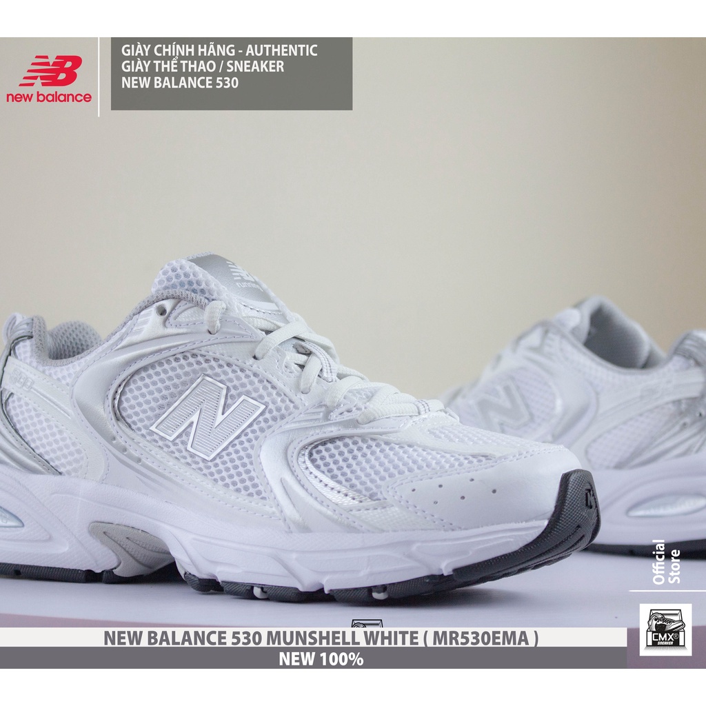 😘  Giày New Balance 530 'Munsell White '  - HÀNG CHÍNH HÃNG 100%