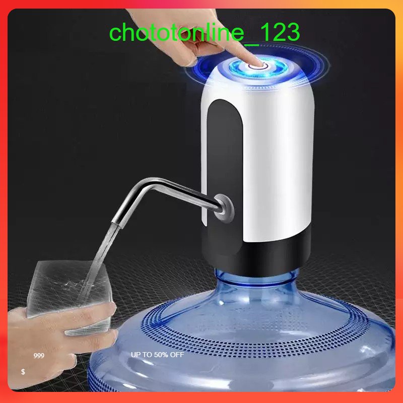 Vòi Bơm Nước Tự Động, Máy Hút Nước Uống Rót Rượu Mini Bơm Từ Bình Nước Lọc