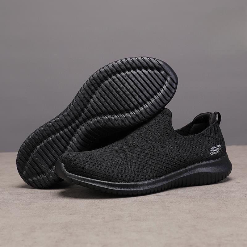 Giày lười Skecher nữ vải thun co giãn ko bai xù