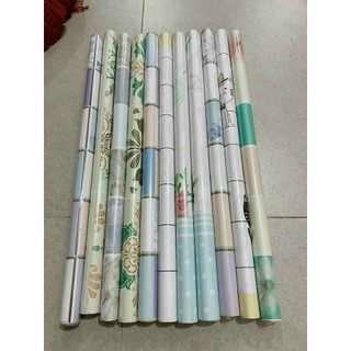 [KHO SỈ] Cuộn giấy bạc dán bếp, dán tường họa tiết hoa văn
