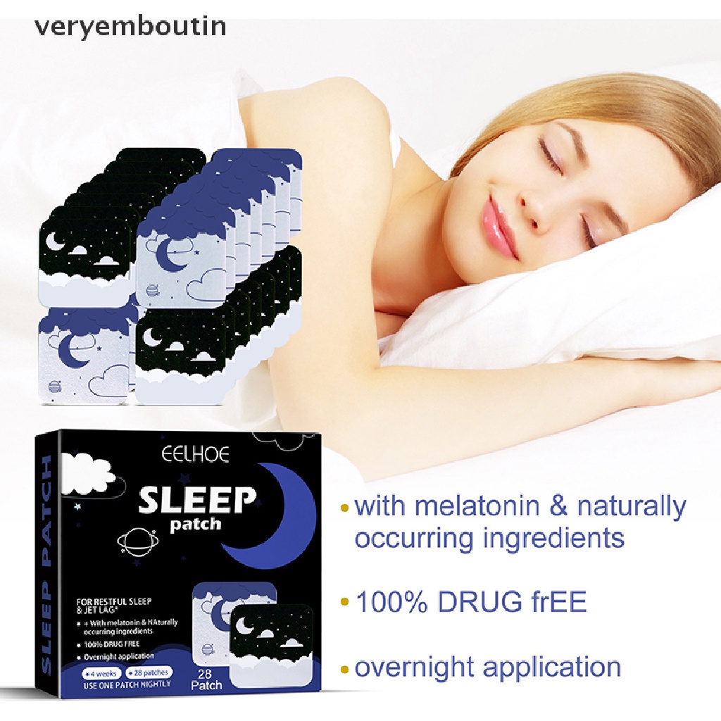 Set 28 Miếng Dán Ngủ Hỗ Trợ Giảm Căng Thẳng