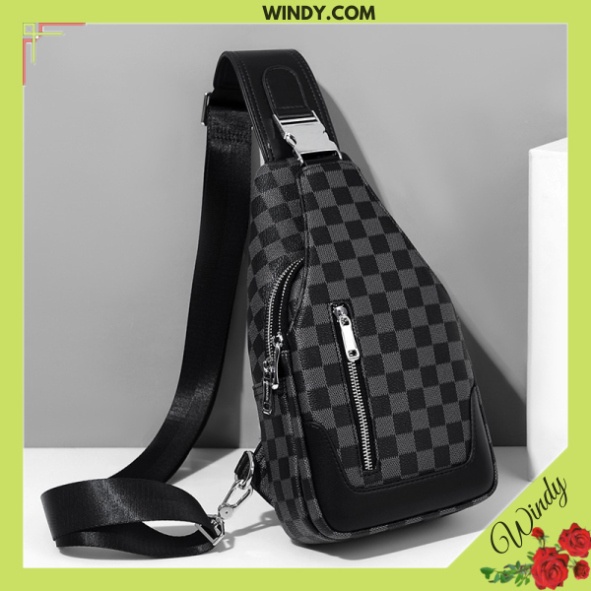 Túi đeo chéo nam Lv đeo đi chơi cá tính họa tiết sang trọng túi nam quảng châu cao cấp Windy.com