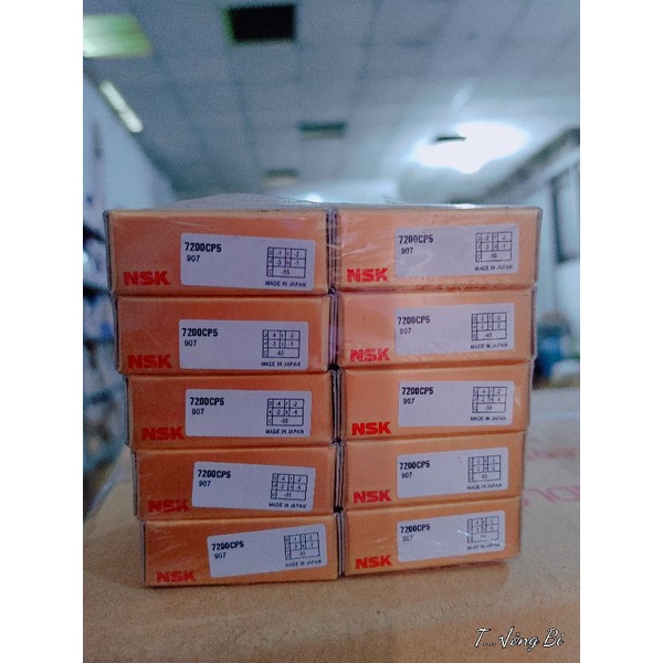 Vòng bi CAO TỐC P5 NSK/NACHI  7200-7201-7202-7203-7204-7205-7206-7207-7208-7209