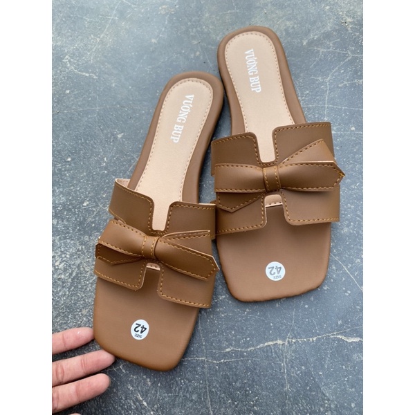 Dép chữ H nơ bigsize 40- TOROSHOES