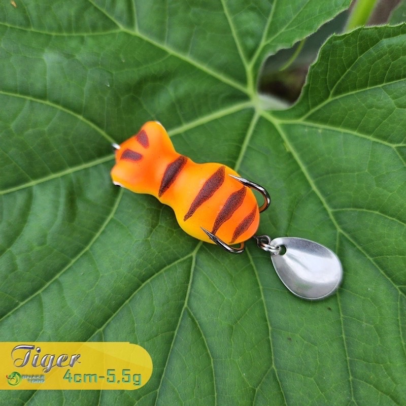Nhái hơi chuyên Lure. Nhái Luna 4g và nhái Tiger 5.5g
