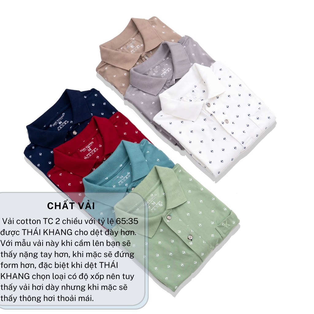 Áo thun nam trung niên họa tiết vải cotton TC 2 chiều mềm form rộng có túi mặc thỏa mái ATHUN35