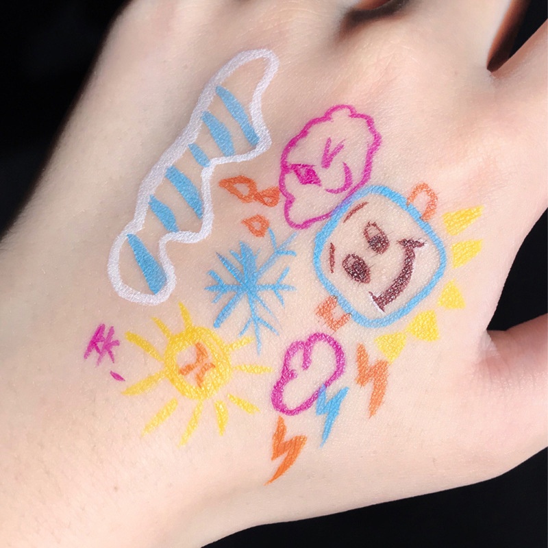 Bút Kẻ Mắt Dạng Lỏng Nhanh Khô Chống Thấm Nước Màu Trắng / Đen / Nâu