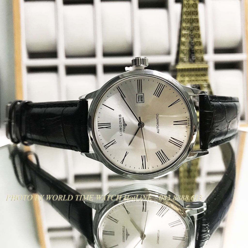 Đồng hồ nam LG 1146SA dây da cao cấp , full box, thẻ bảo hành 3 năm toàn quốc, kính sapphire chống xước chống nước