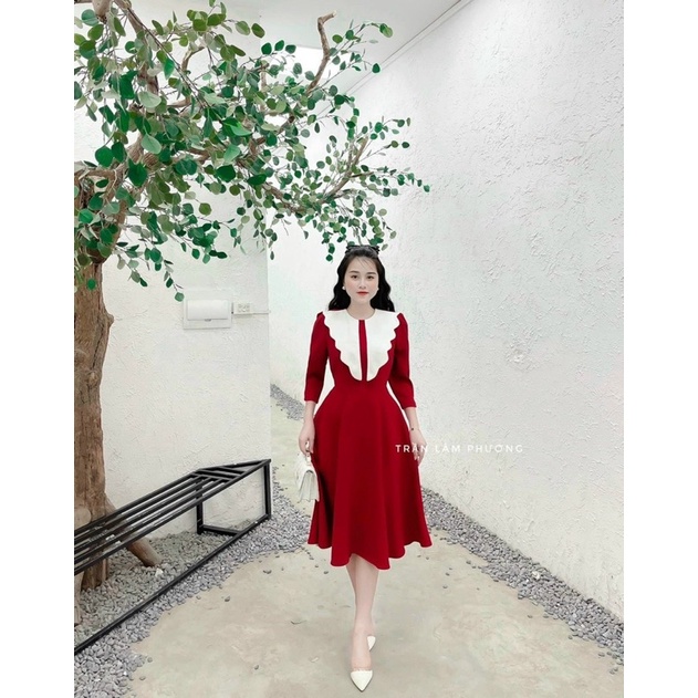 (SHOP NÀNG BÉO BIGSIZE 50KG ĐẾN 90kg) đầm xoè tay lở dự tiệc