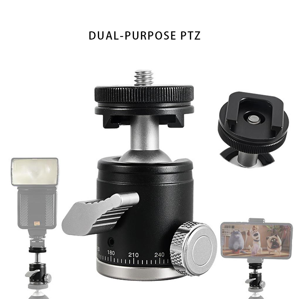 Khớp Nối Giá Đỡ Ba Chân Đầu Bi Xoay 360 Độ Thông Dụng Cho Máy Ảnh