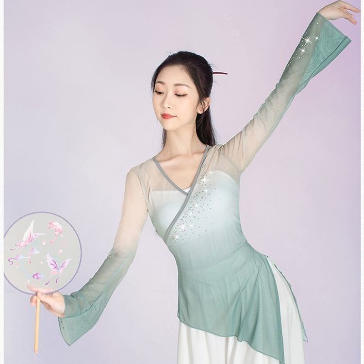 M &amp; E Bộ Trang Phục Múa Chuyên Nghiệp Phong Cách Dân Tộc Trung Hoa Hiện Đại Cao Cấp