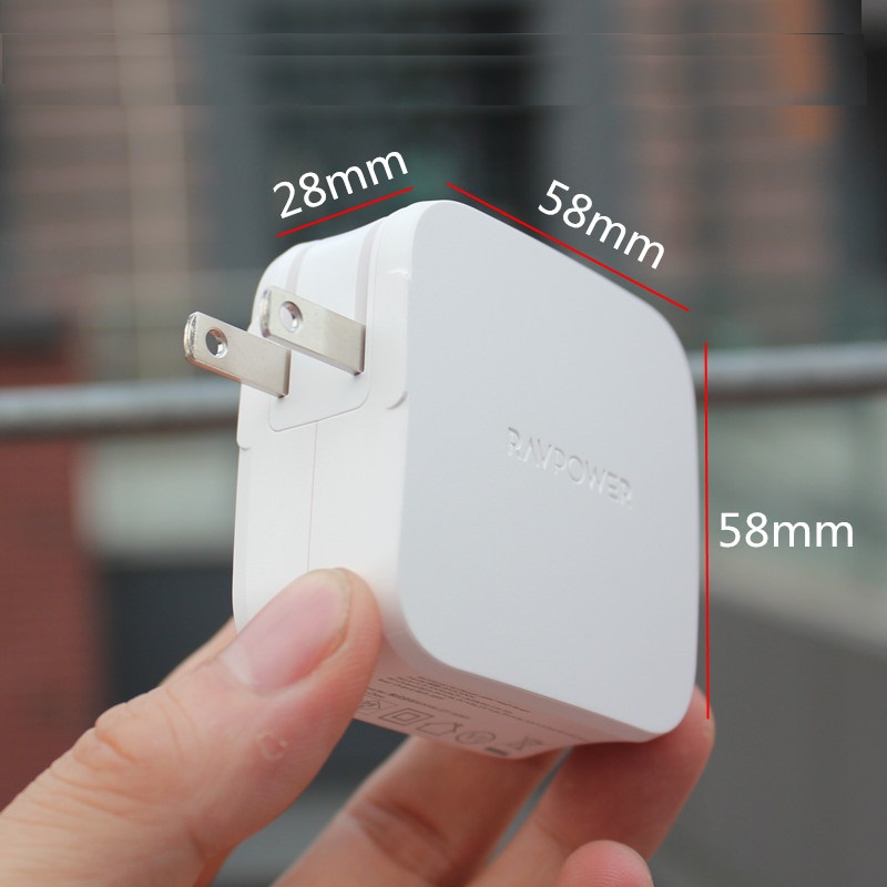 cục sạc cổng type c 45w chính hãng RavPower