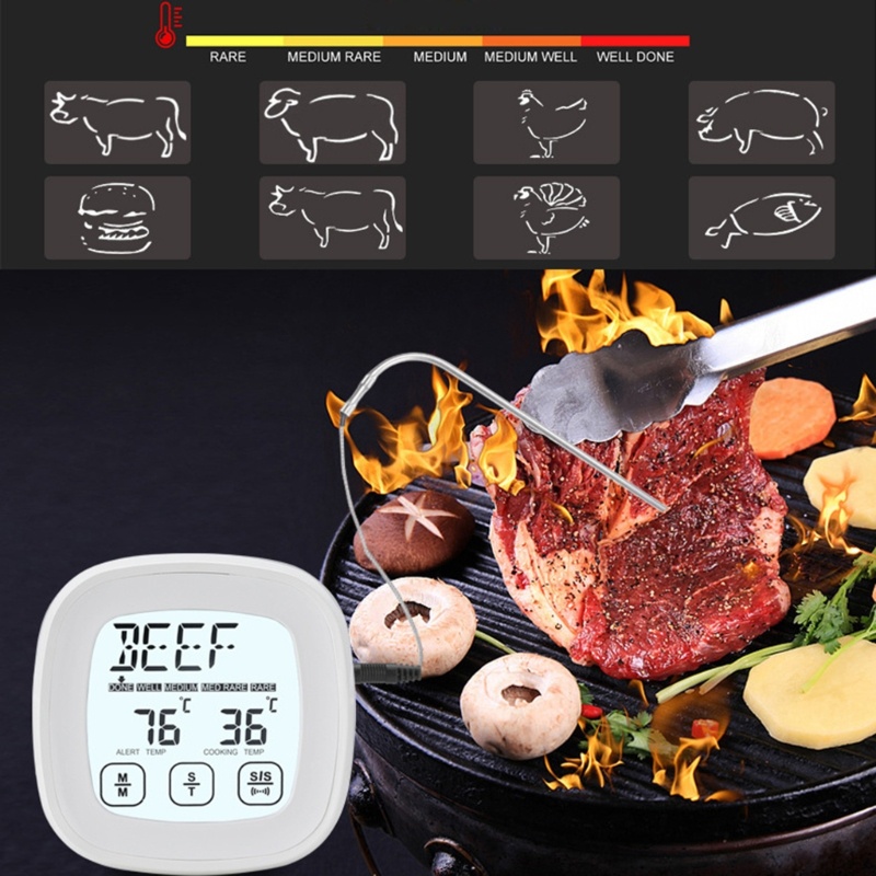 Lò Nướng BBQ Màn Hình LCD Lớn Với Chế Độ Hẹn Giờ Tiện Dụng Cho Nhà Bếp