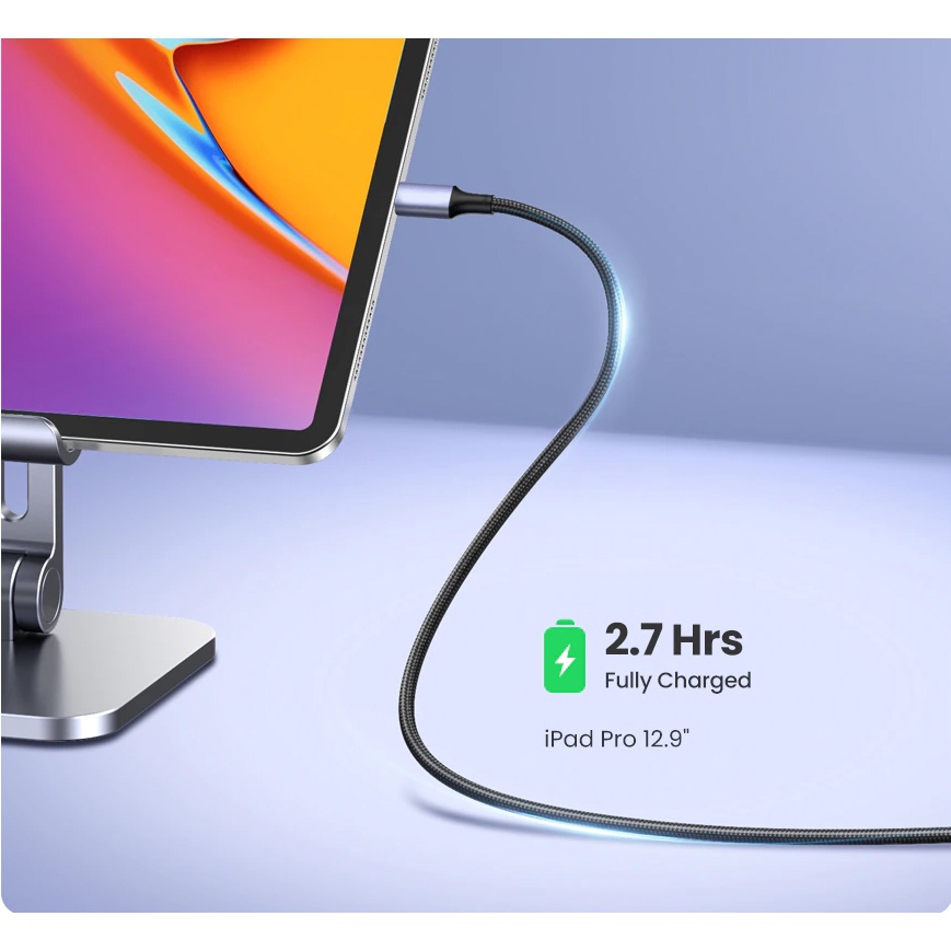 Dây USB Type C Sạc Nhanh 100W Cho Điện Thoại, Máy Tính ID Tech USC104 - BH 24T Chính Hãng