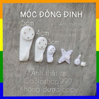 set 100 móc size lớn 4x2cm đinh đóng tường