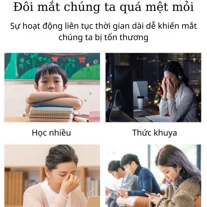 Miếng dán chăm sóc mắt mát lạnh giúp thư giãn mắt