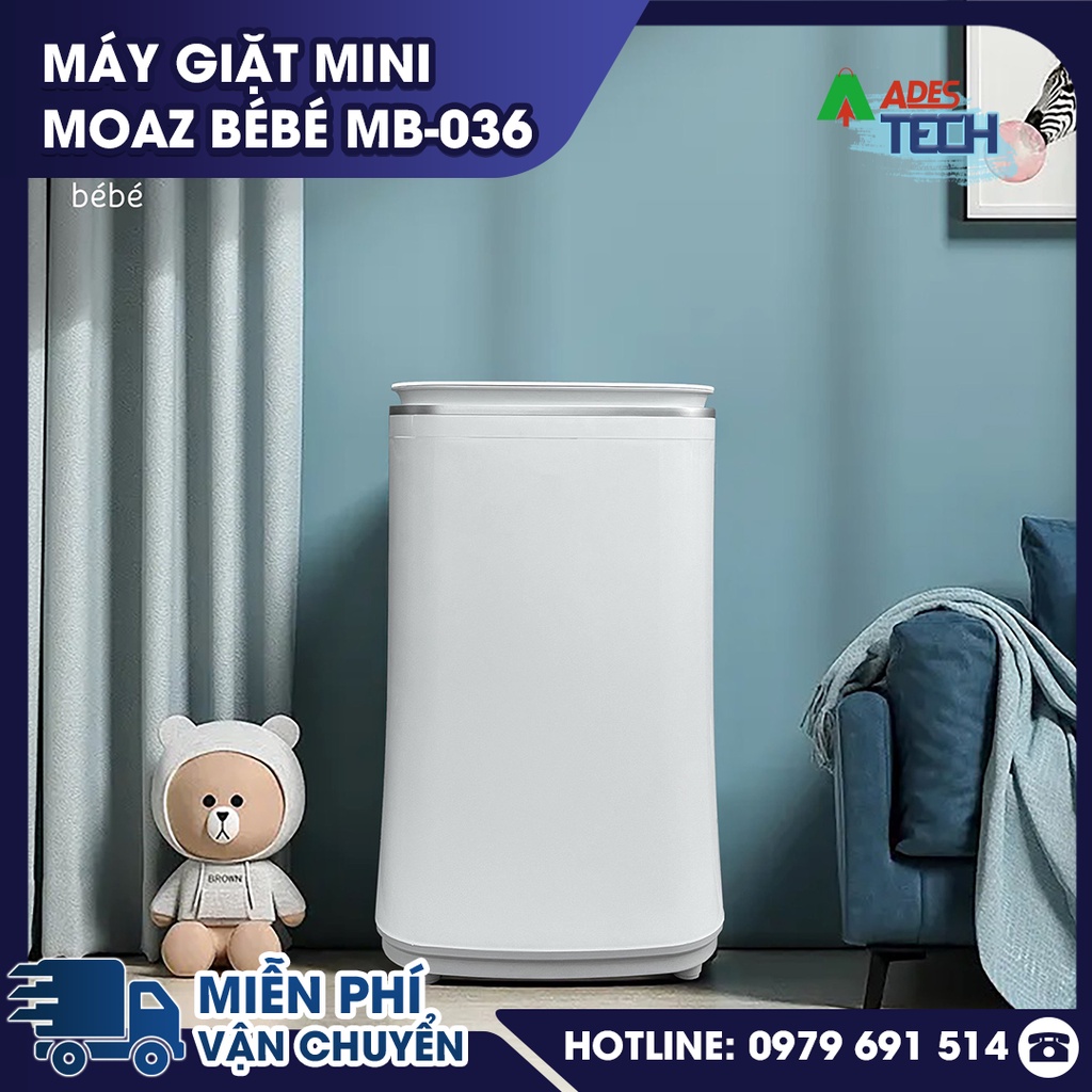 MÁY GIẶT MINI MOAZ BÉBÉ MB-036 - Bảo hành 1 năm