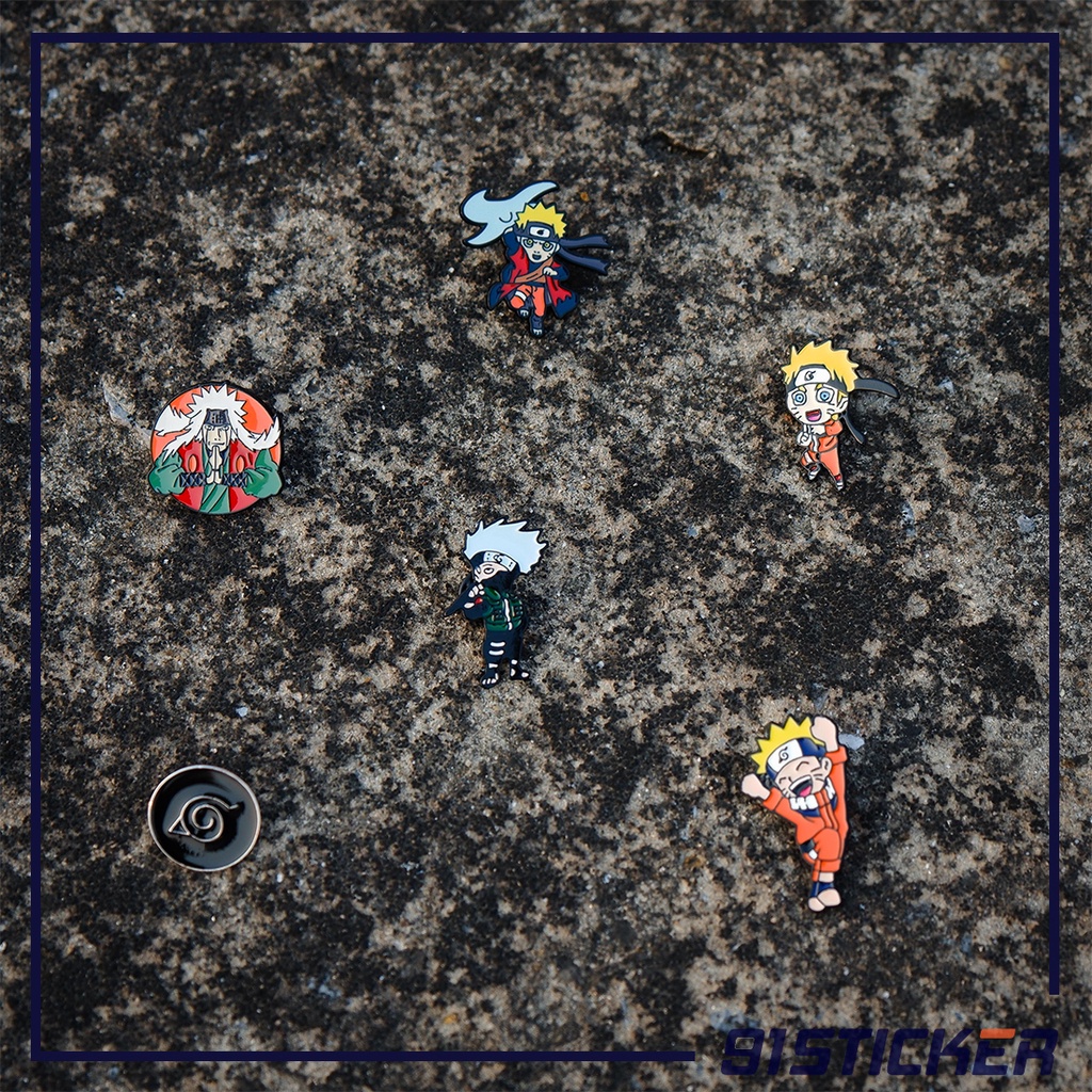 Pin/Huy hiệu cài áo ANIME NARUTO