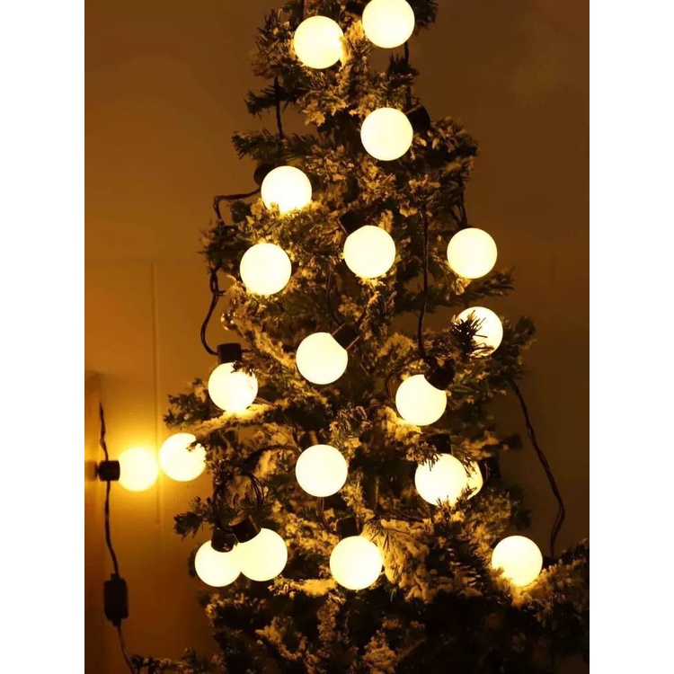 Dây Đèn Led Trang Trí Cherry Ball Chống Nước Treo Ngoài Trời Trang Trí Quán Cà Phê/ Sân Vườn