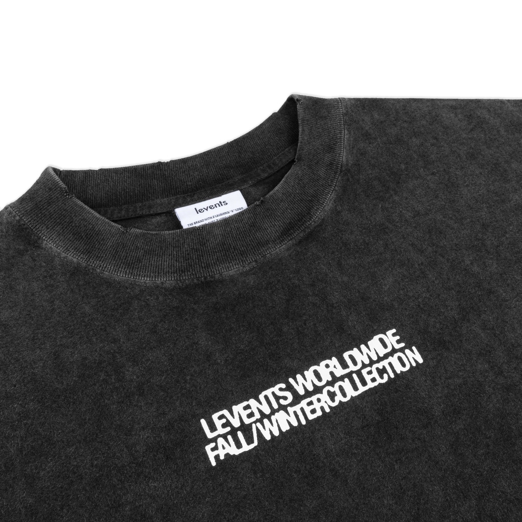 Áo Thun Levents Wash/ Black