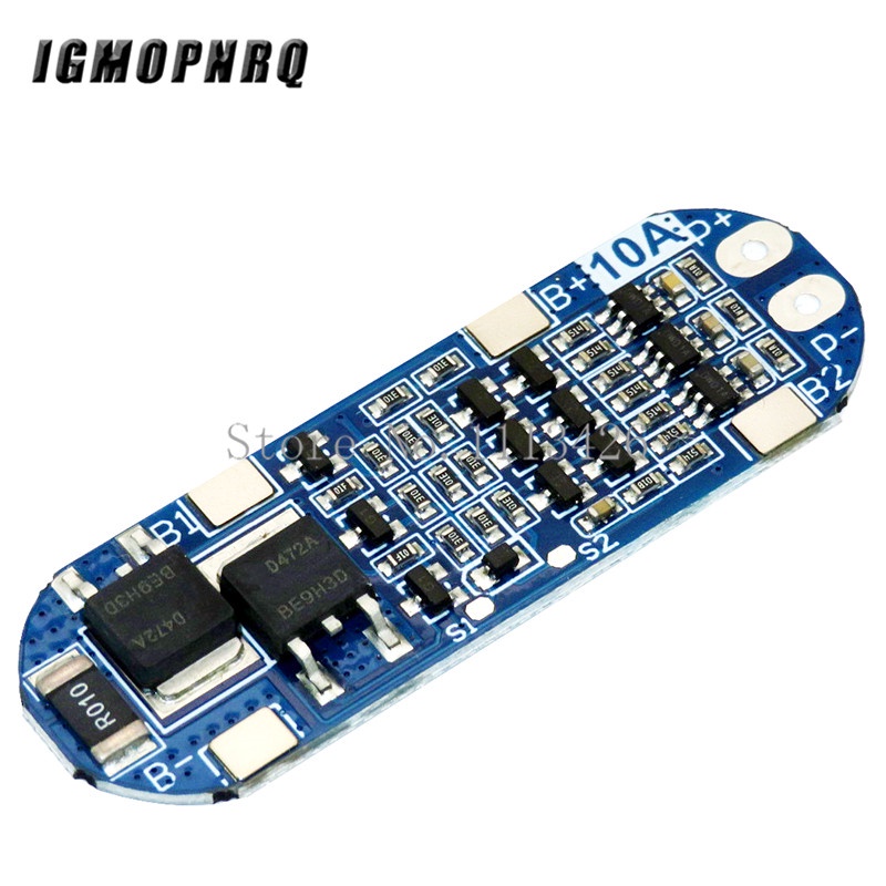 Bản Mạch Bảo Vệ Pin Lithium 3.7V 3S 10A 11.1V 12V 12.6V Dành Cho Pin Li-ion Lipo BMS 3.7V