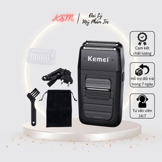 [CHÍNH HÃNG] MÁY CẠO KHÔ KEMEI 1102 DÙNG CẠO RÂU VÀ CẠO TRẮNG TÓC RẤT TIỆN DỤNG KHÔNG GÂY ĐAU RÁT