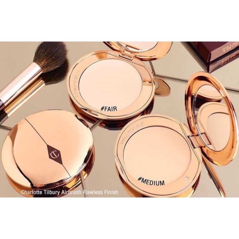 Phấn Phủ Dạng Nén Charlotte Tilbury Airbrush Flawless Finish 4 màu - Mẫu thử, sample