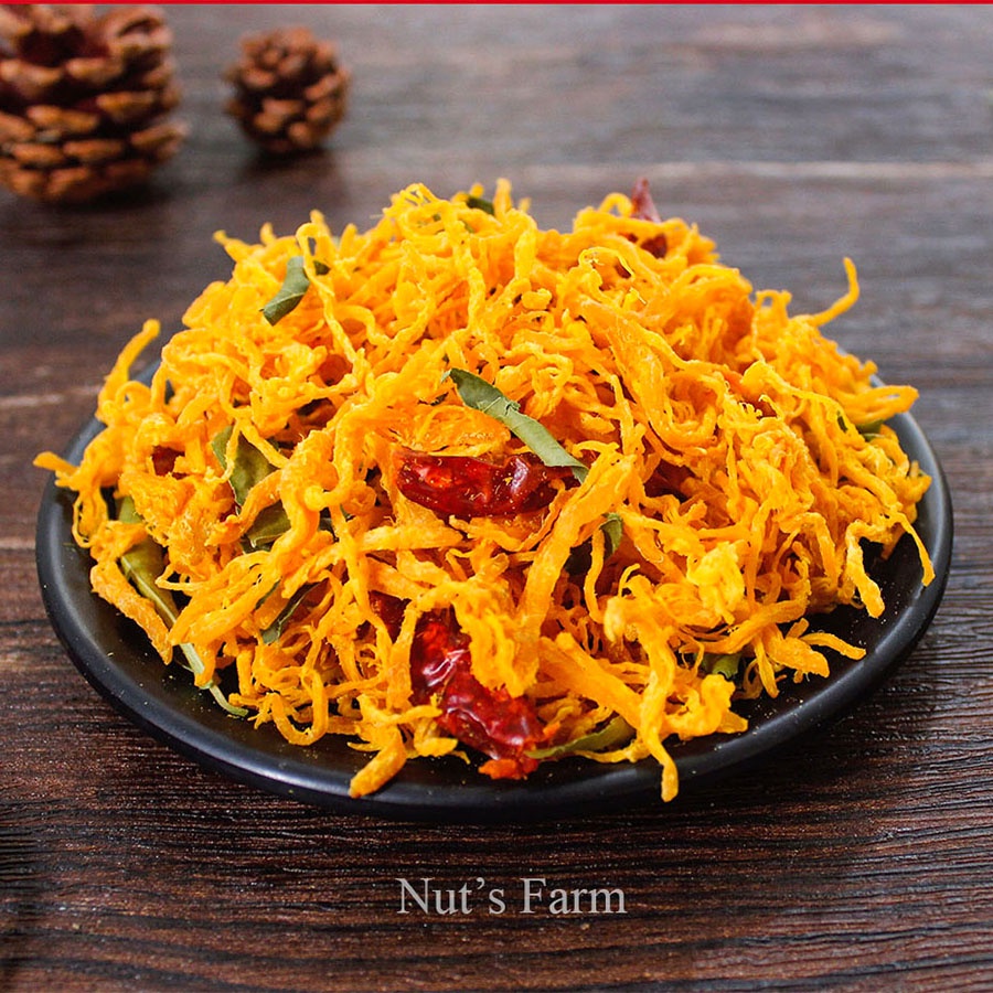 Khô gà lá chanh Nut Farm 500g, thơm ngon, cay cay, thấm vị