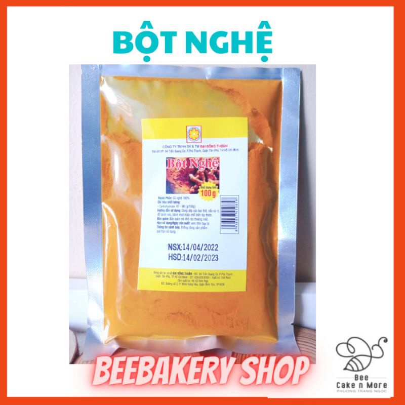 Bột nghệ nguyên chất (Turmeric Powder) dùng ướp các loại thịt, nấu cà ri, đổ bánh xèo, bánh khọt