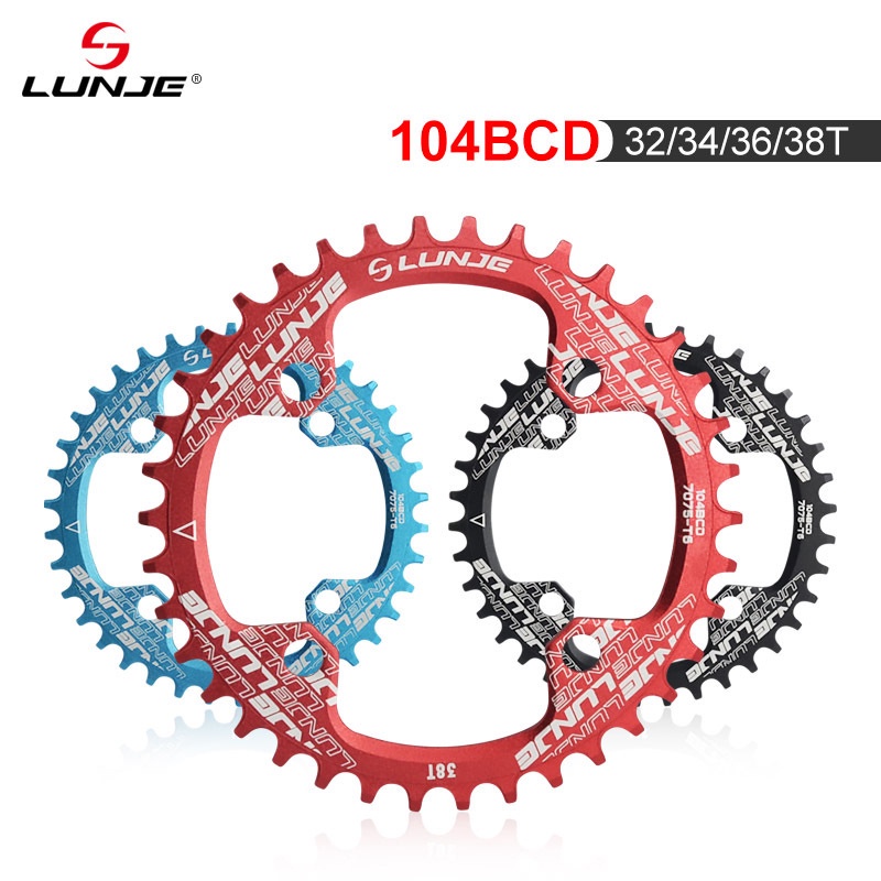 Đĩa Sên Tròn 104BCD 104BCD 32T 34T 36T 38T Cho Xe Đạp Leo Núi